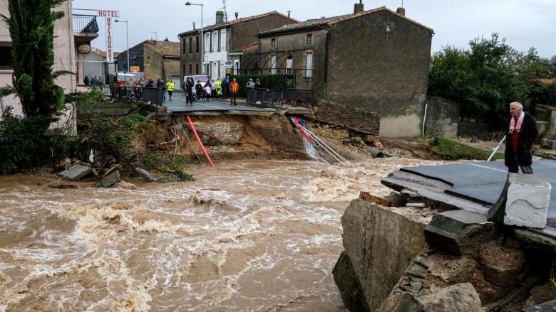 Inondations dans l'Aude